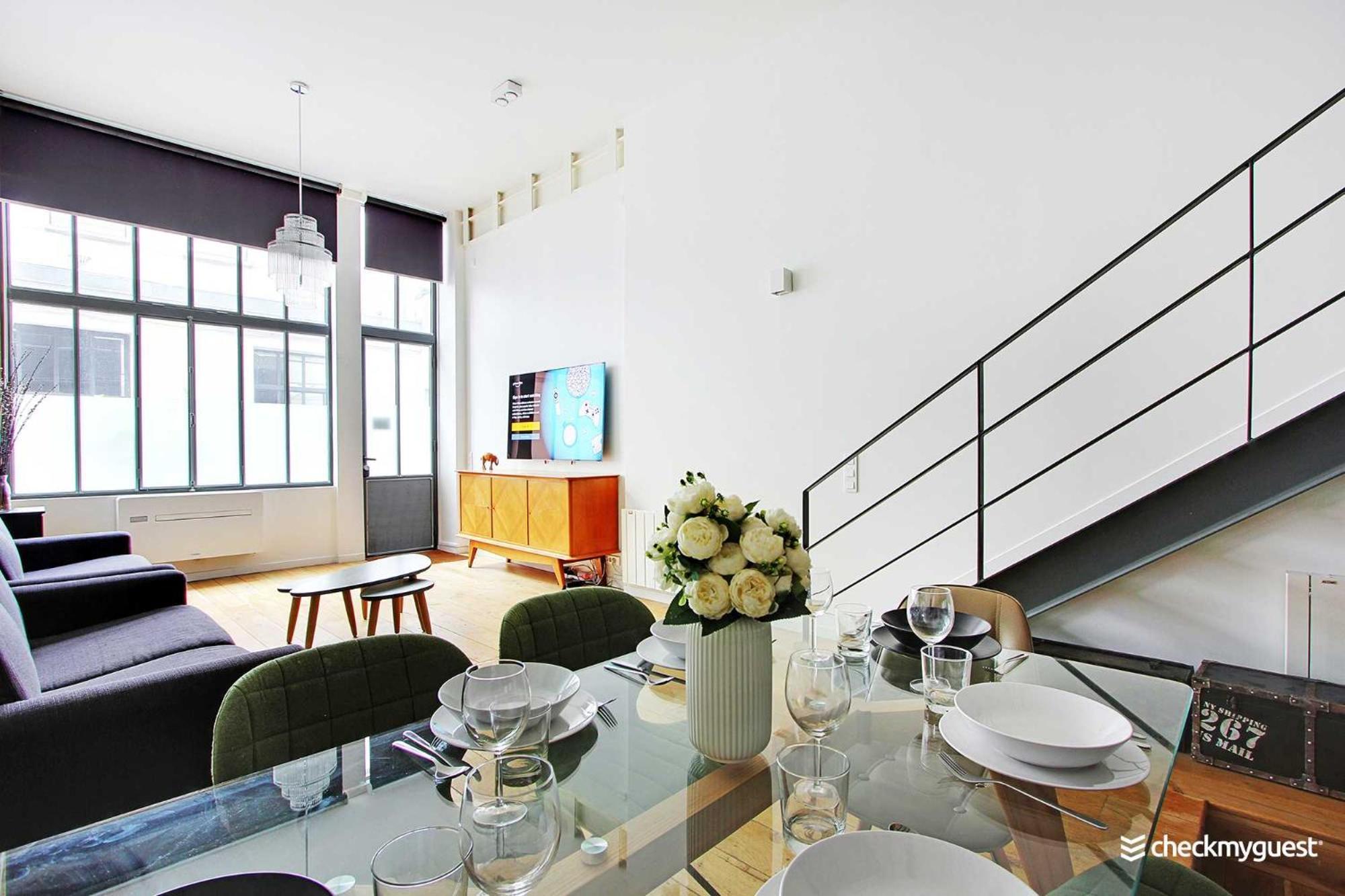 Elegant Apartment - 1Br-6P- Grands Boulevards Париж Экстерьер фото